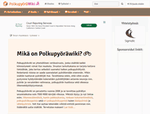 Tablet Screenshot of polkupyoraily.net